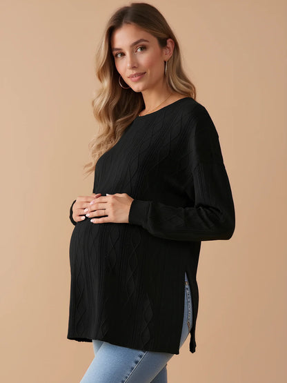 Everyday Comfort Patterned Sweater